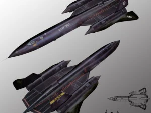 sr71 spyplane 3D Model