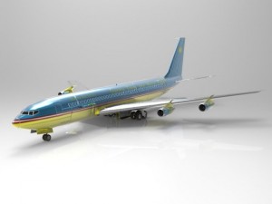 aircraft 707 3D Model