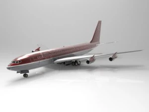 aeronave 707 Modelo 3D