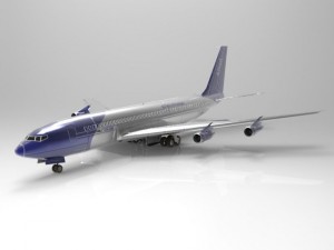 aircraft 707 3D Model