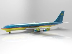 aeronave 707 Modelo 3D