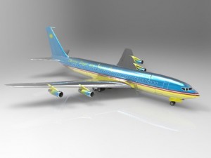 aircraft 707 3D Model