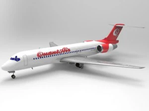 客机 717 3D 模型