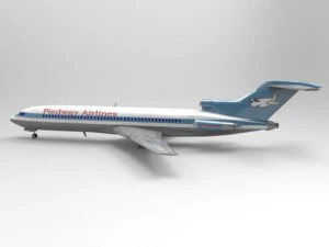 airliner 727 3D Model
