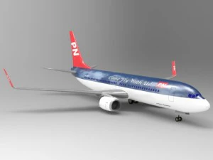 avi&oacute;n 737 Modelo 3D