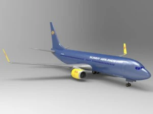 aircraft 737 3D Model