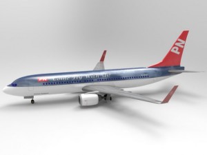 aircraft 737 3Dモデル