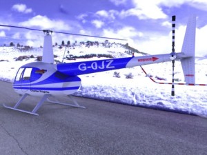 news helicopter 3D Model