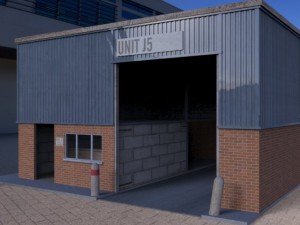 the factory 3D मॉडल