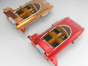 corridore retr&ograve; Modello 3D