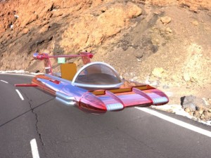 retro racer Modèle 3D