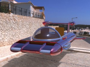 retro racer Modèle 3D