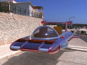 corridore retr&ograve; Modello 3D