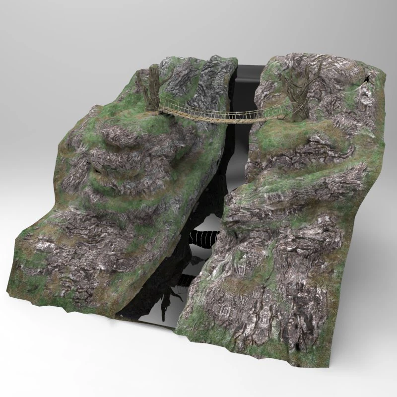 raven ravine 3D Model .c4d .max .obj .3ds .fbx .stl .blend 