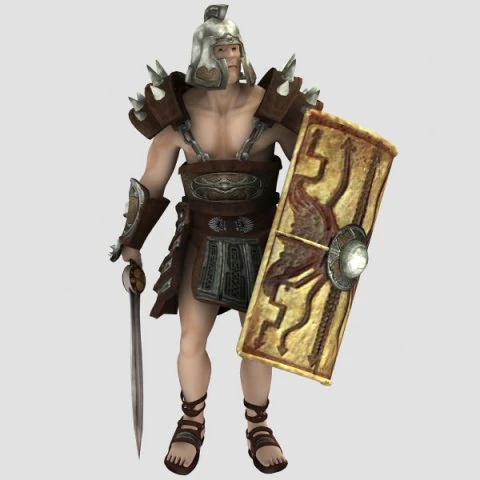 Espartaco Modelo 3D .c4d .max .obj .3ds .fbx .stl .blend 