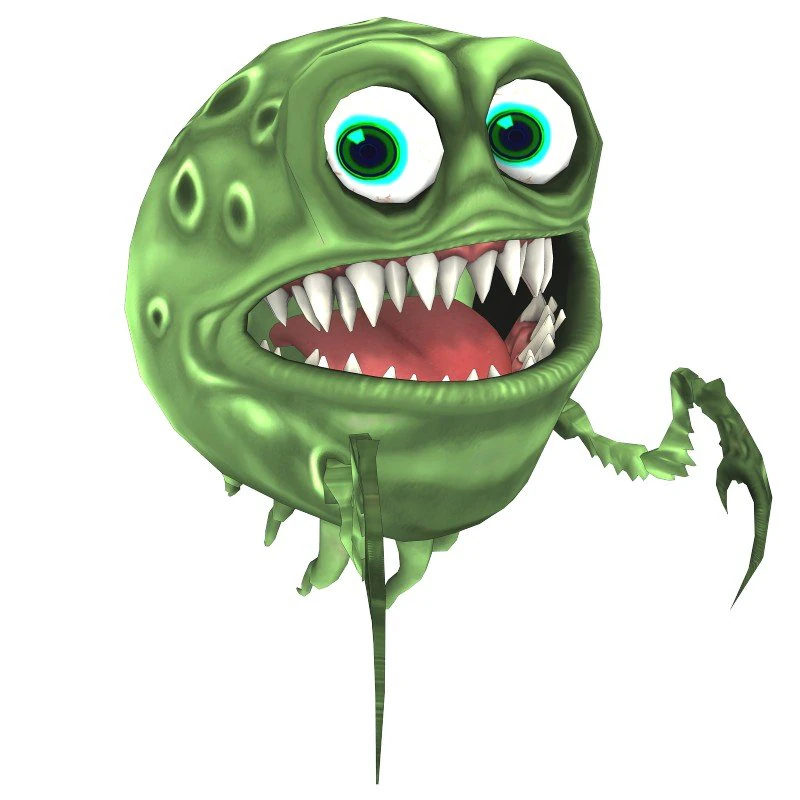 angry bubble 3D Model .c4d .max .obj .3ds .fbx .stl .blend 