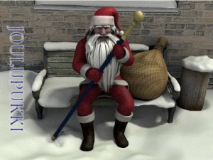 joulupukki Modello 3D