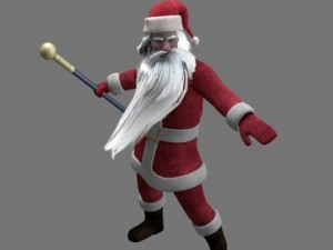 joulupukki Modello 3D
