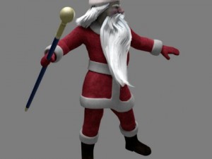 joulupukki Modello 3D