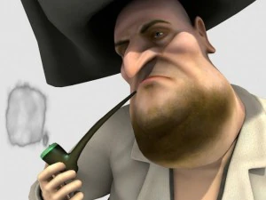 समुद्री डाकू चकमक पत्थर 3D मॉडल