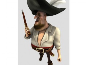 pirate flint 3D Model