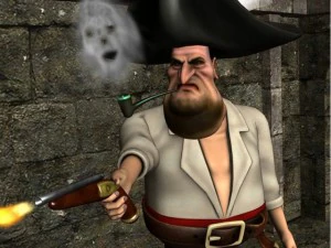 समुद्री डाकू चकमक पत्थर 3D मॉडल