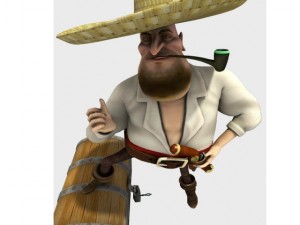 pirate flint 3D Model