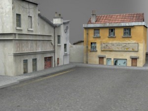 french village 3D 모델