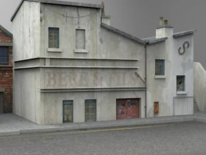 french village 3D Model