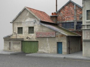 french village 3D 모델