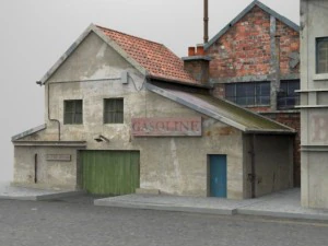french village 3D Model