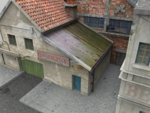 french village 3D 모델
