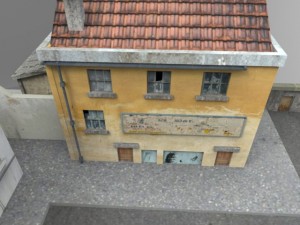 french village 3D 모델