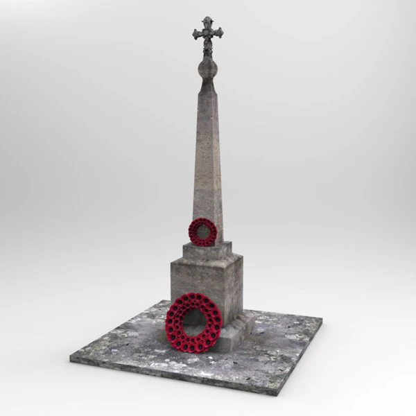 memorial 3D Model .c4d .max .obj .3ds .fbx .stl .blend