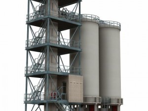 fuel plant 3D Model