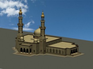 the great mosque Modelo 3D