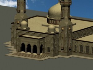 the great mosque Modelo 3D