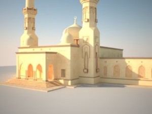 the great mosque Modelo 3D