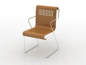 chair polycarbonat Model 3D