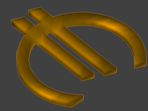 euro Modèle 3D