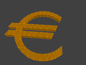 euro Modèle 3D