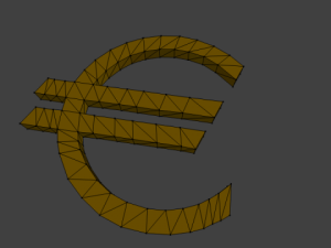 euro Modèle 3D