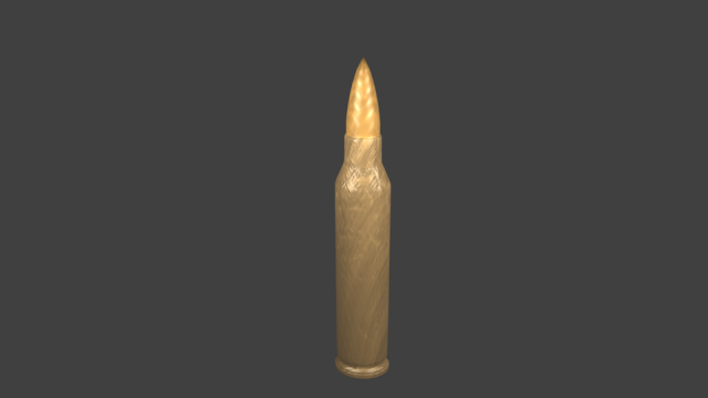 bullet 3D 模型 .c4d .max .obj .3ds .fbx .stl .blend 