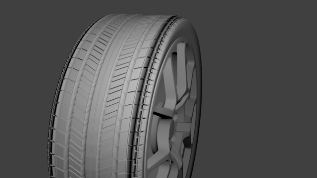 wheel 3D 模型 .c4d .max .obj .3ds .fbx .stl .blend 