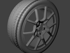 wheel 3D 模型