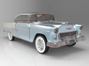 chevrolet bel air 1955 3D Model