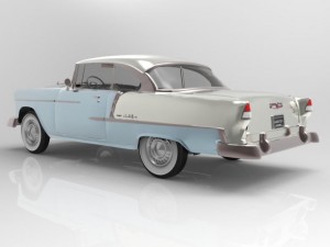 chevrolet bel air 1955 3D Model