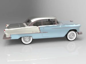 chevrolet bel air 1955 3D Model