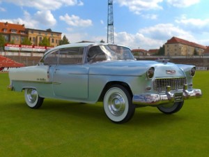 chevrolet bel air 1955 3D Model
