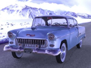 chevrolet bel air 1955 3D Model